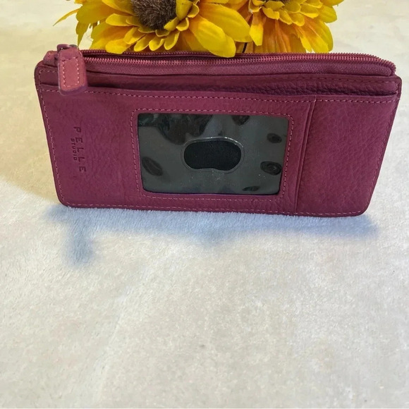 Pelle Studio Leather Pink Wallet - Picture 1 of 5